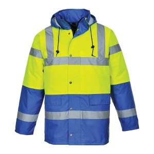 PARKA IMPERMEÁVEL AMARELO/AZUL PORTO S466